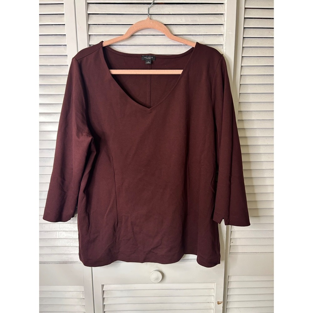 Ann Taylor 3/4 Sleeve Top Size XL‎